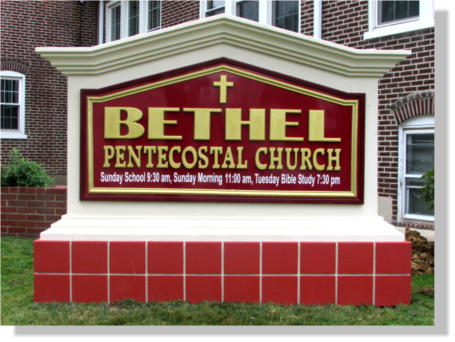 Monument church signs in New jersey, Delaware